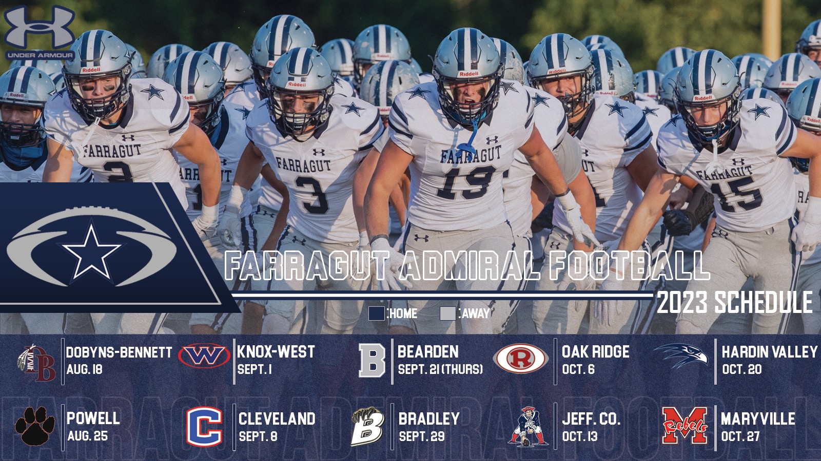 2023 Varsity Schedule Official Home of Farragut Football